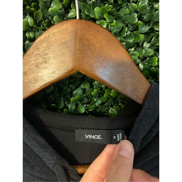 Mens Vince Gray and Black Reversible Jacket Sz Medium - Picture 2 of 4